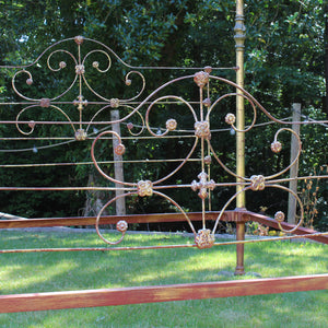 Super King Gold Four Poster Bed