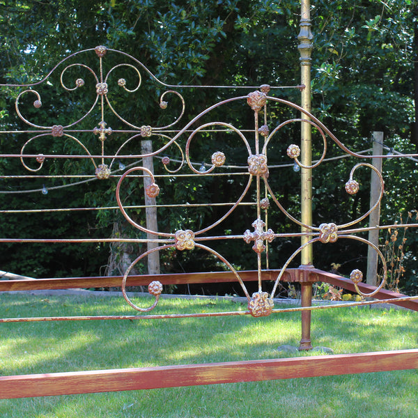 Super King Gold Four Poster Bed