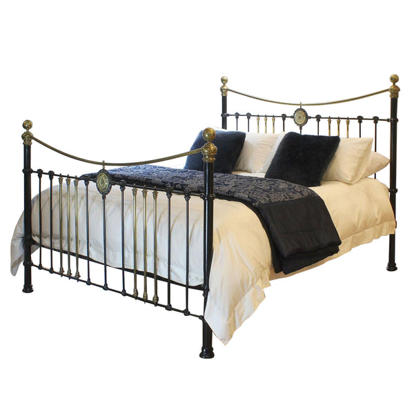 Super King Antique Bed in Black MSK81