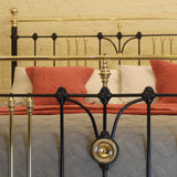 Super King Antique Bed in Black MSK87