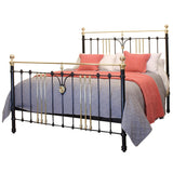 Super King Antique Bed in Black MSK87