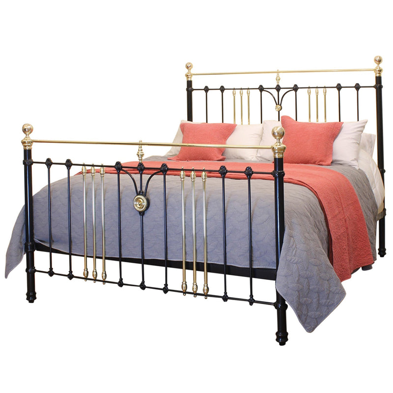 Super King Antique Bed in Black MSK87