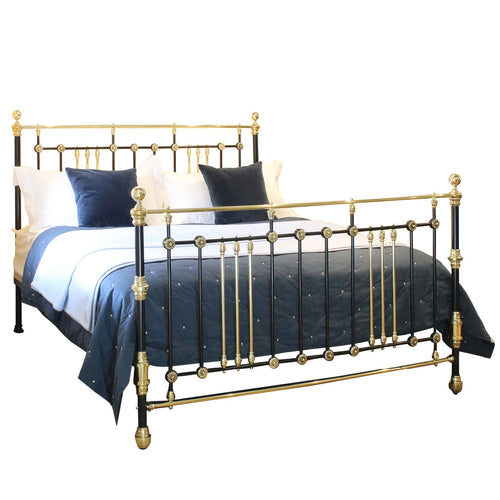 Super King Antique Bed in Black MSK79