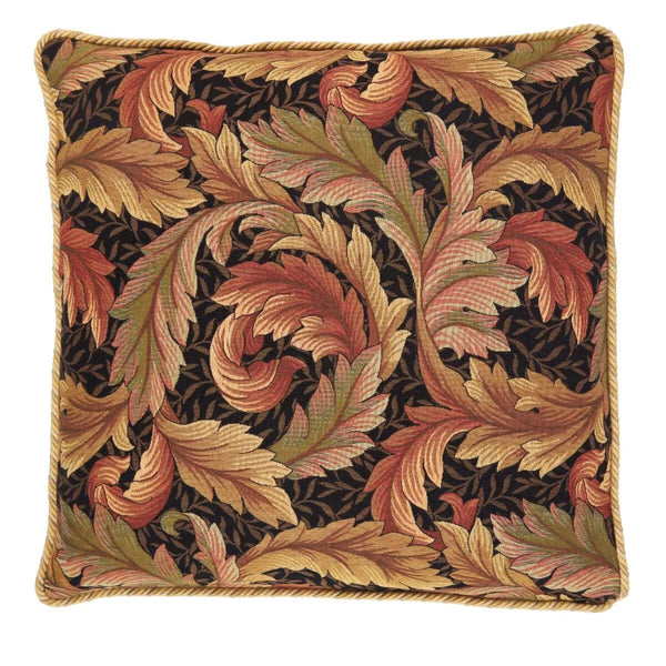 Acanthus & Lily Autumn Cushion