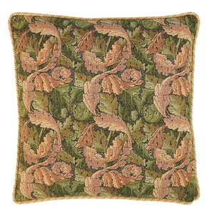 Acanthus & Lily Gold Cushion
