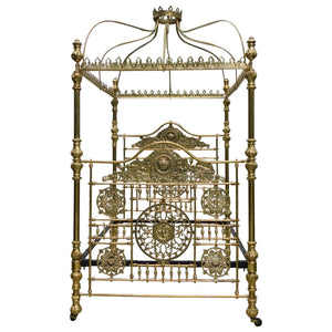 Magnificent All Brass Four Poster Bed M4P51