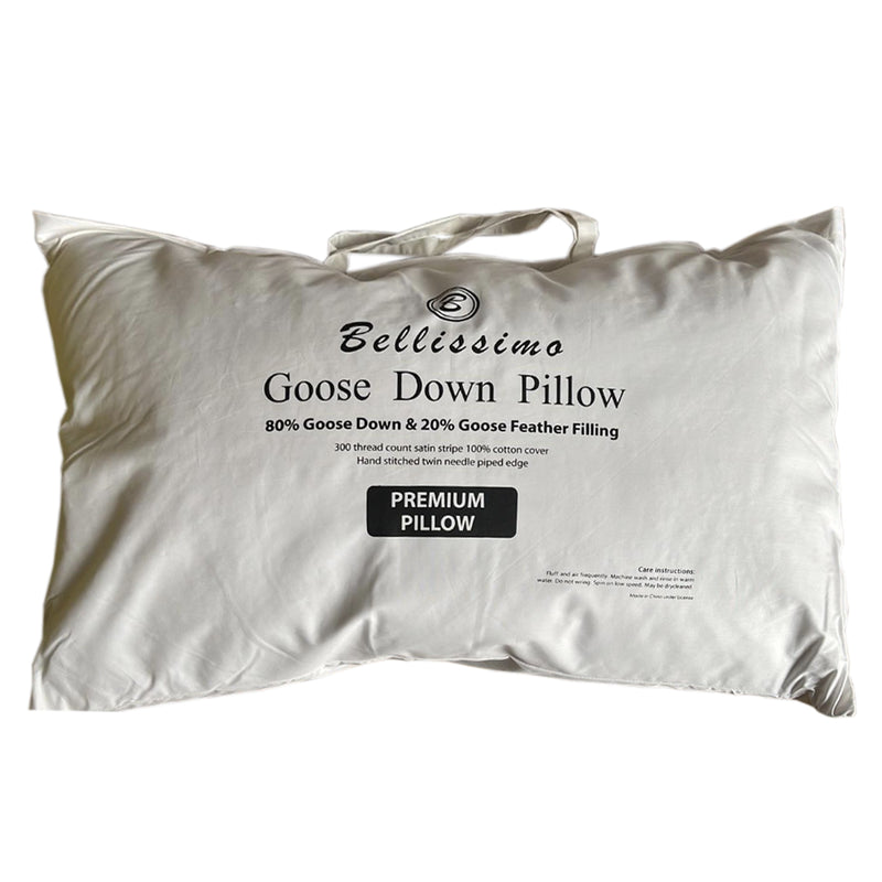 Bellissimo 80% Goose Down Pillow