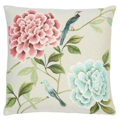 Birds & Hydrangeas Cushion