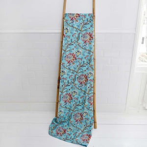 Kantha Throw - Blue Orchid