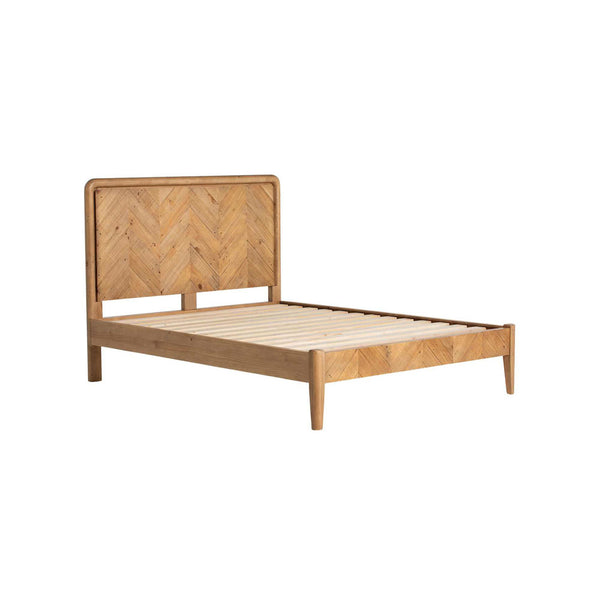 Bordeaux Herringbone Bed