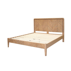 Bordeaux Herringbone Bed