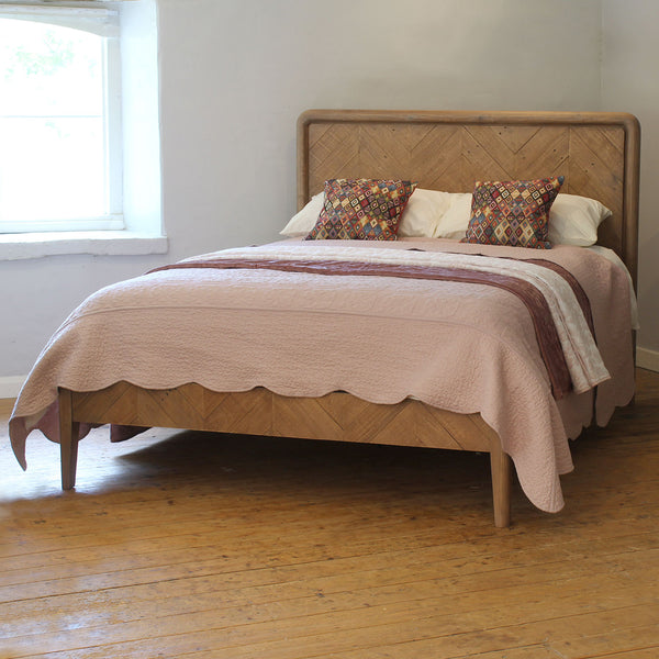 Bordeaux Herringbone Bed from Seventh Heaven