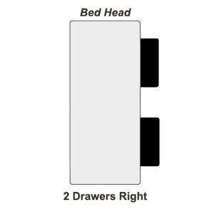 2 Full Storage Drawers (Single)