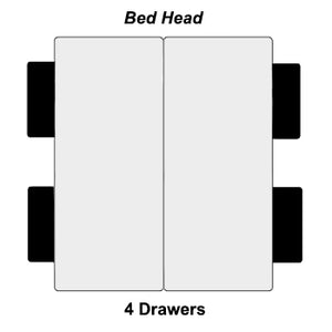 Drawer Options for Super King Divan Bases