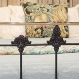 Double Antique Bed in Black, MD150