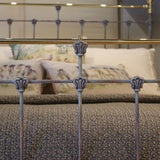 Double Antique Bed in Blue Verdigris, MD93