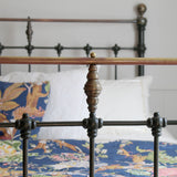 Double Antique Bed in Green, MD159 - 20% OFF