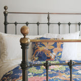 Double Antique Bed in Green, MD159 - 20% OFF