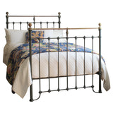 Double Antique Bed in Green, MD159 - 20% OFF