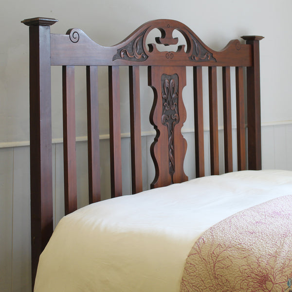 Art Nouveau Mahogany Bed, WD61