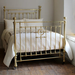 Victorian Double Brass Bed, MD157