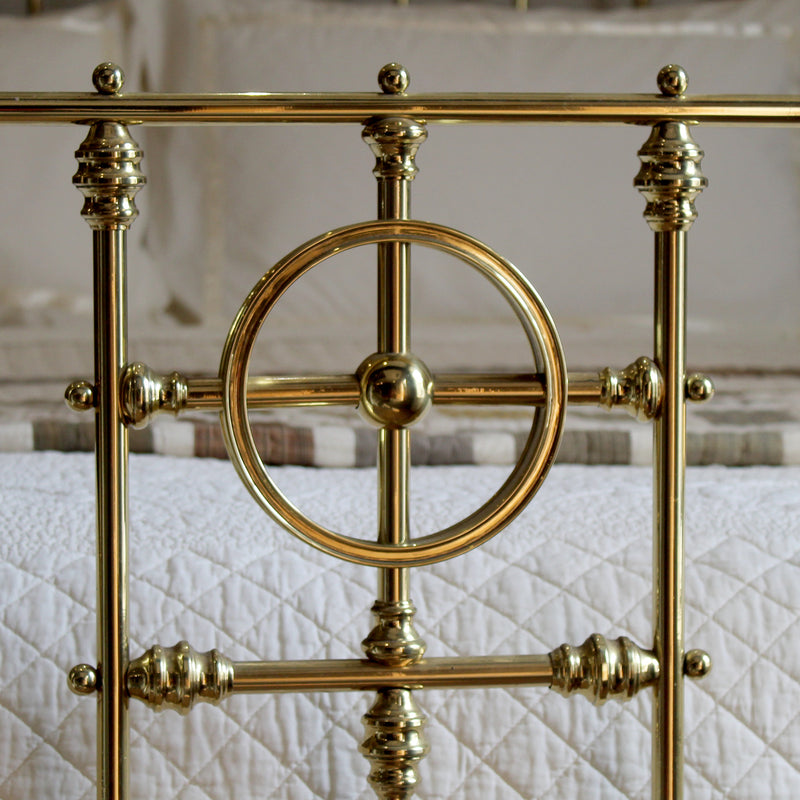 Victorian Double Brass Bed, MD157