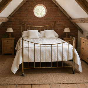 Double Brass Antique Bed, MD186