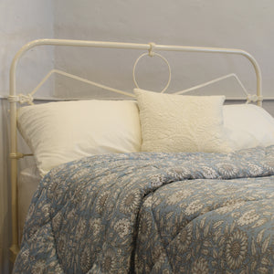 Double Cast Iron Bed in Cream MD168