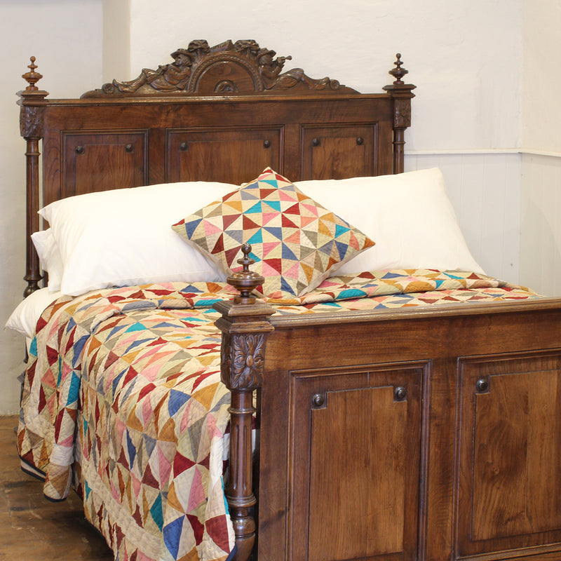 Double Oak Breton Bed, WD53
