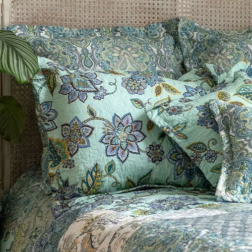 Duck Egg Blue Cushions and Pillowshams