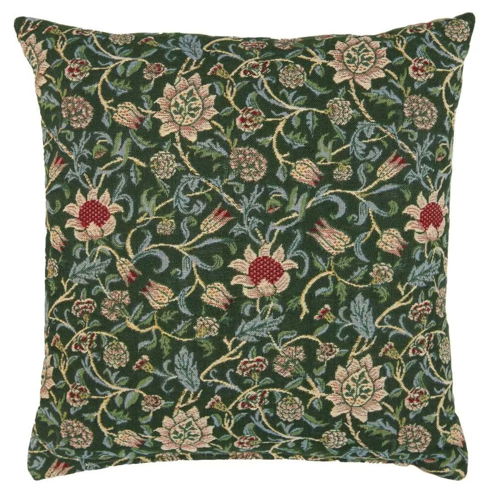 Morris Evenlode Green Cushion