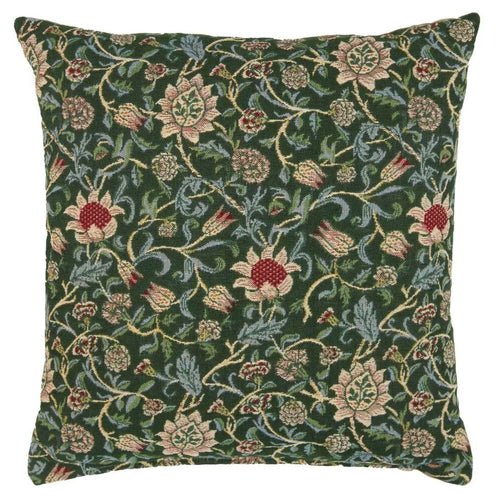 Morris Evenlode Green Cushion