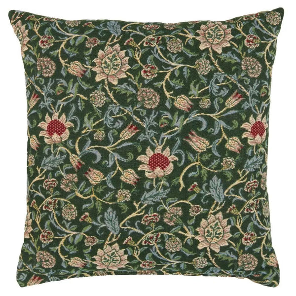 Morris Evenlode Green Cushion