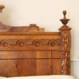 Double Walnut Bed, WD50