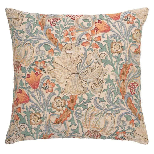 Golden Lily Pastel Cushion