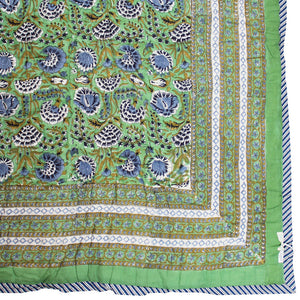 NEW IN Green & Blue Floral Quilt
