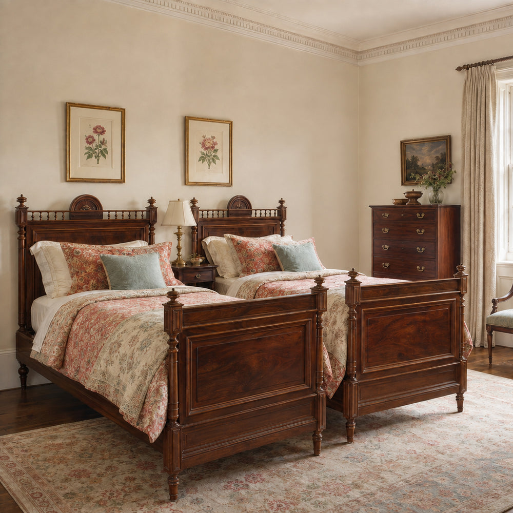 Interlocking French Antique Beds WK183