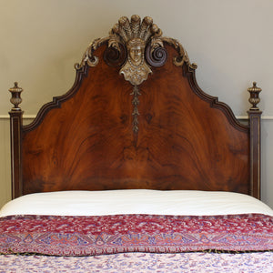 Italian Mahogany Bed, WD62