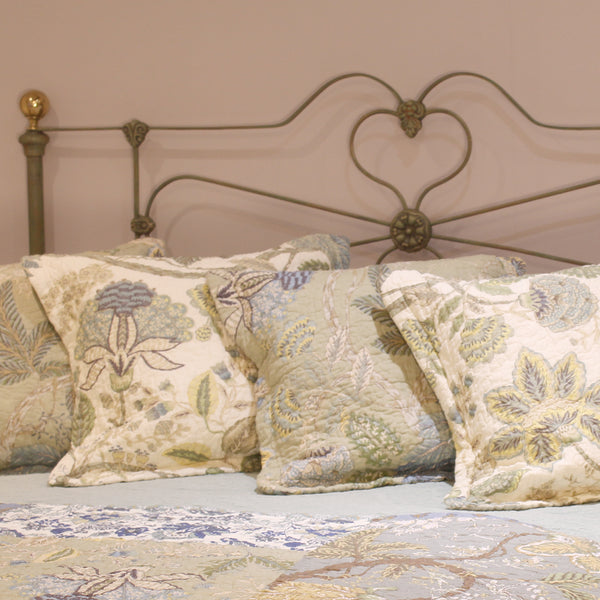 King Platform Bed in Green Verdigris MK337