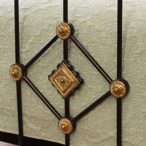 King Size Antique Bed in Black