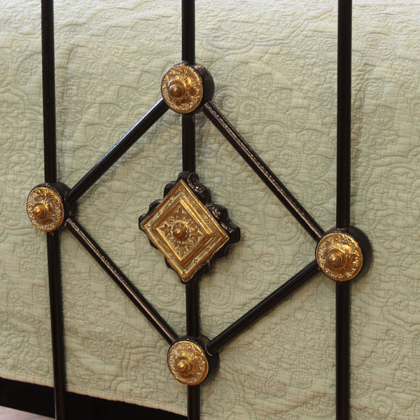 King Size Antique Bed in Black