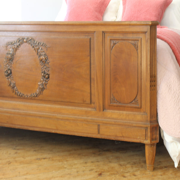 Mahogany antique bed