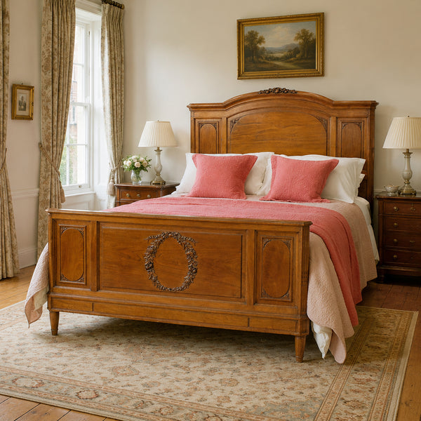 Mahogany antique bed