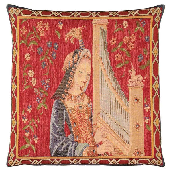 Lady with the Organ Cushion