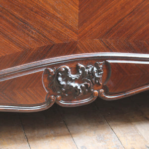 Louis XV Style Bed in Rosewood, WD63