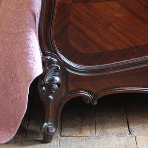 Louis XV Style Bed in Rosewood, WD63