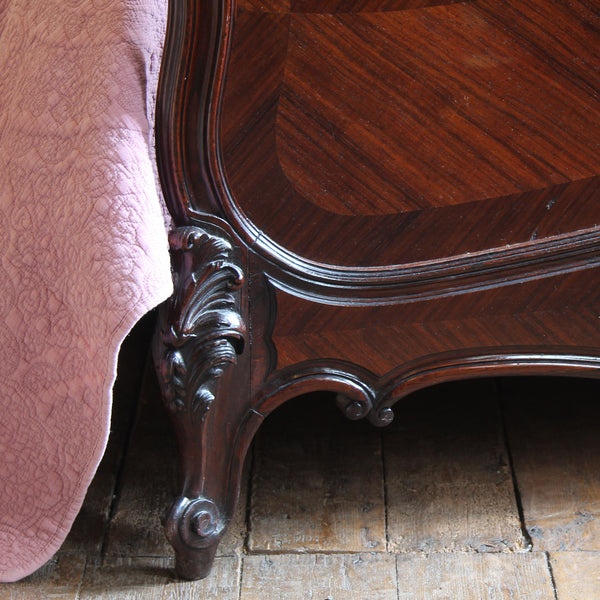 Louis XV Style Bed in Rosewood, WD63