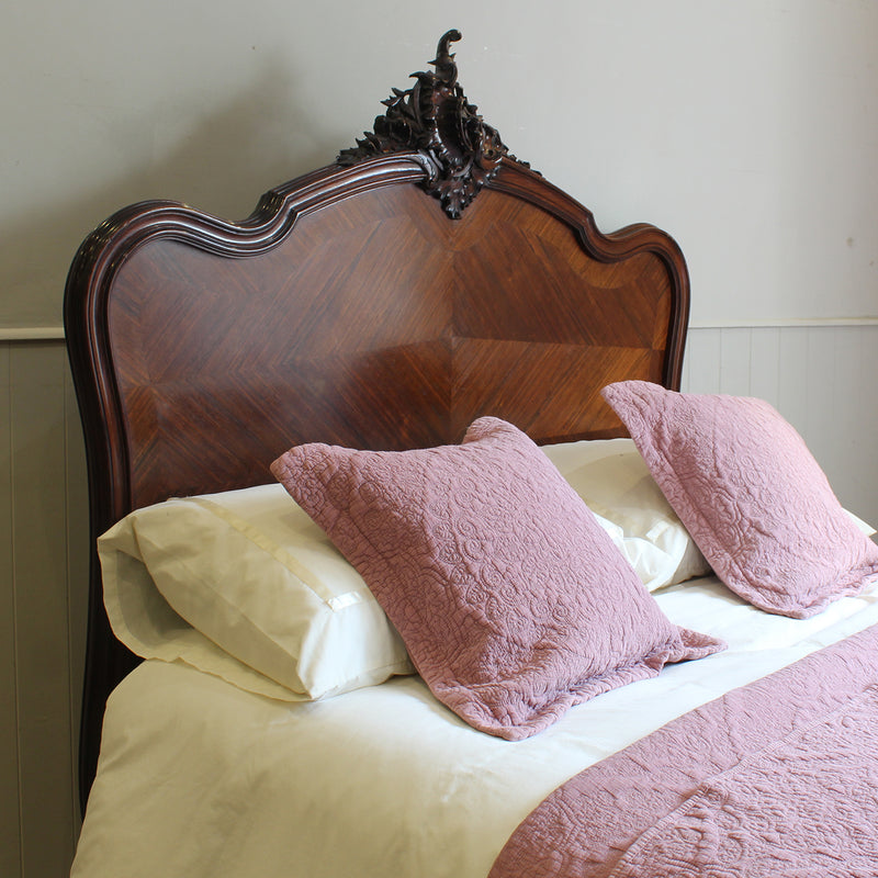 Louis XV Style Bed in Rosewood, WD63