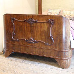 Victorian Mahogany Half Tester Antique Bed