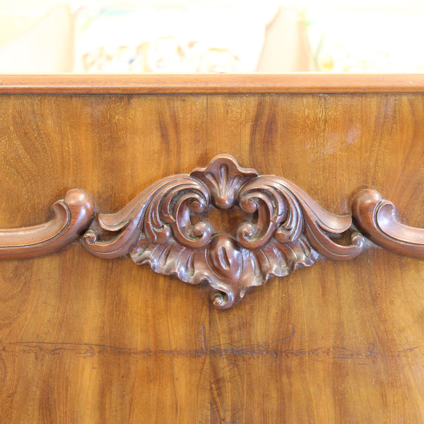 Victorian Mahogany Half Tester Antique Bed